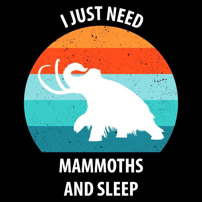 Funny Mammoth Stone Age Ice Age Design Prehistoric