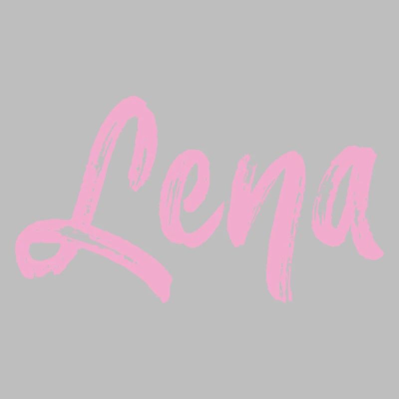 lena,name,cursive,pink,font