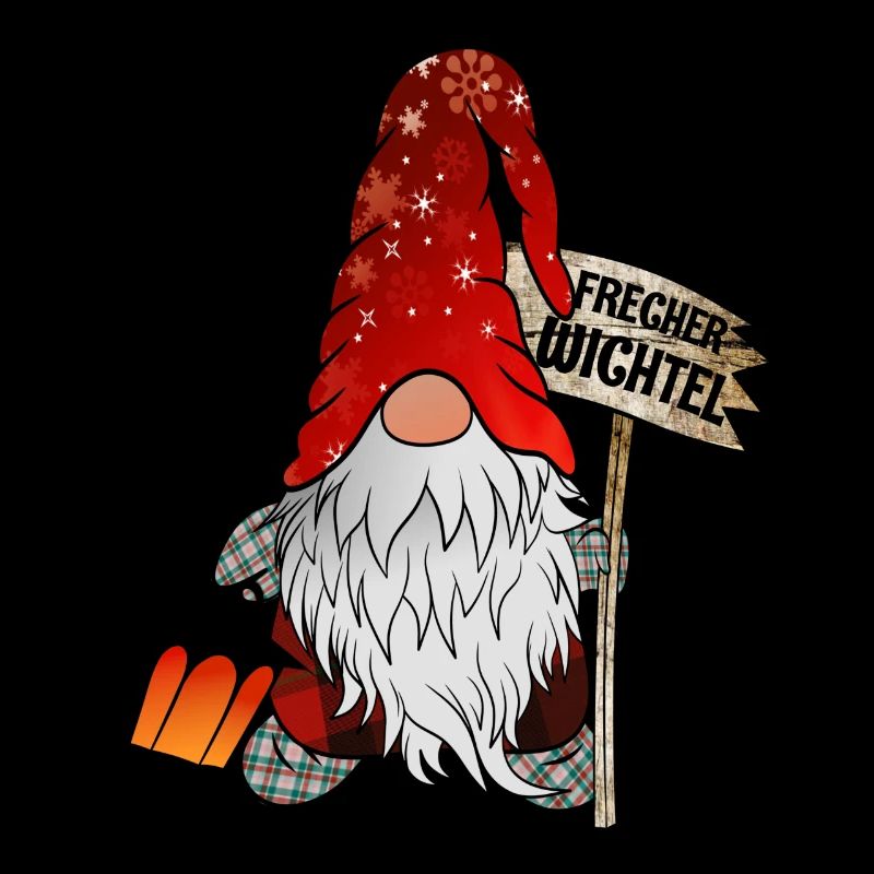 Frecher Wichtel Weihnachts Gnom