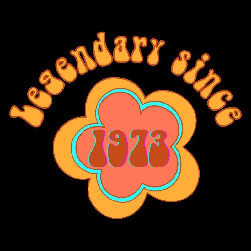 Legendary since 1973 Geburtstag Retro