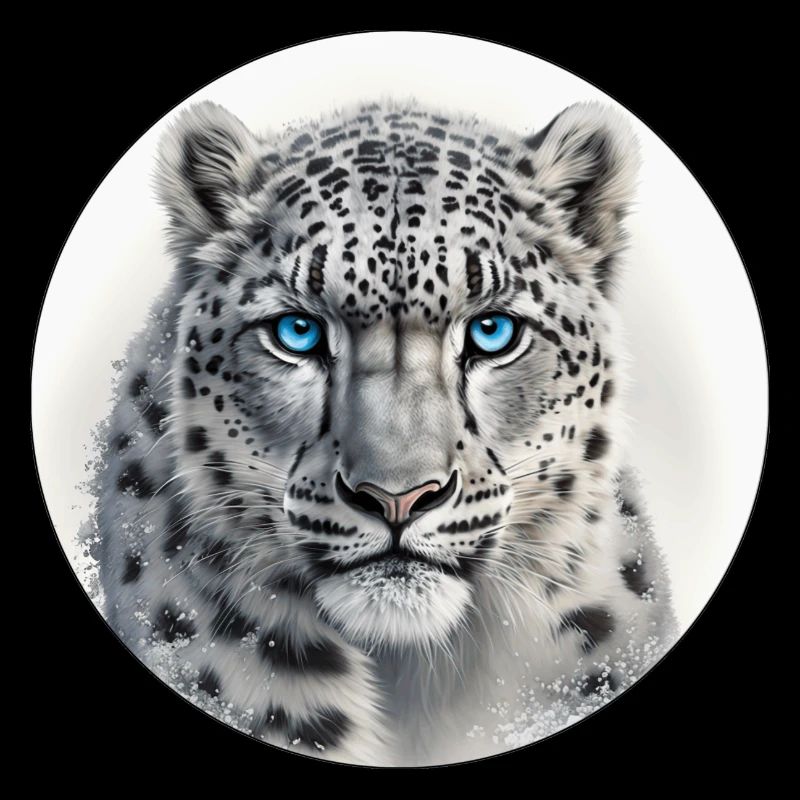 The snow leopard is a majestic hunter