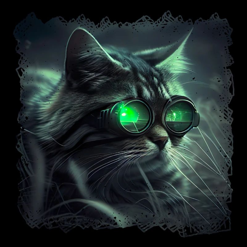 Katzen haben ein gutes Nachtsichtvermögen