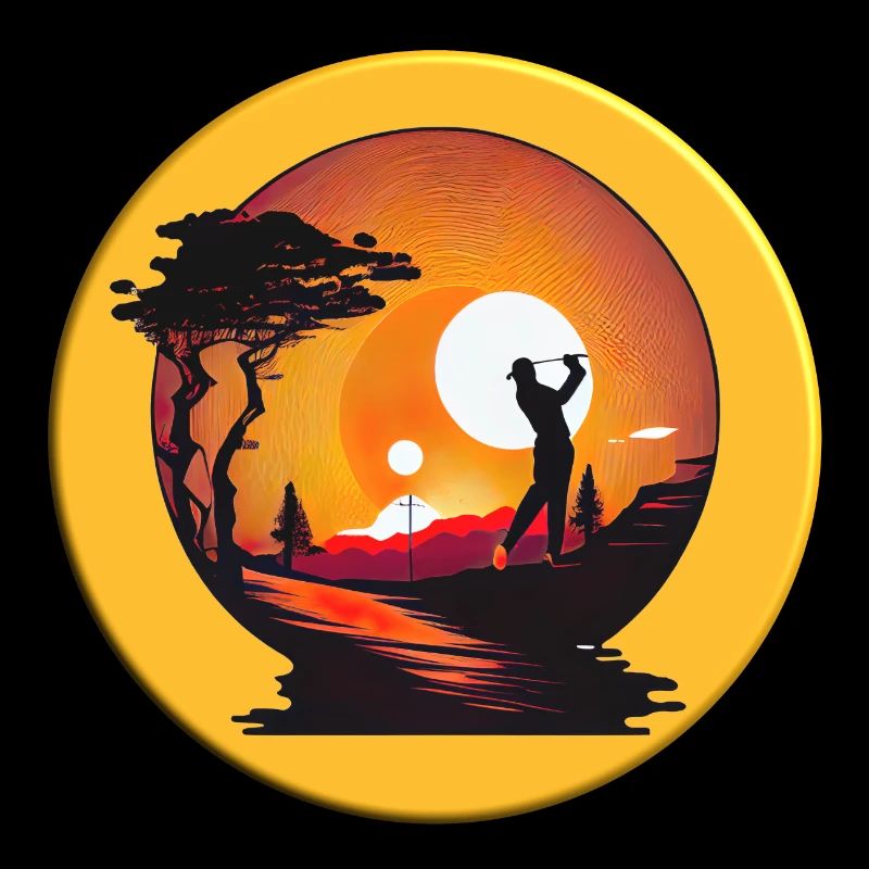 Balle de golf, avec le moins de coups possible dans le trou