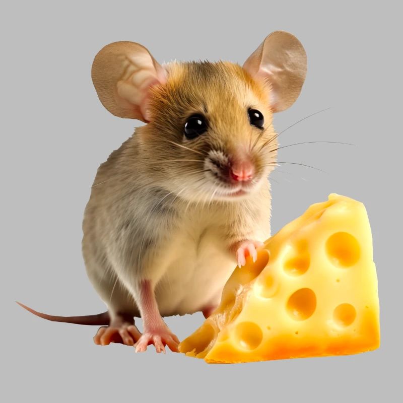Mouse with cheese