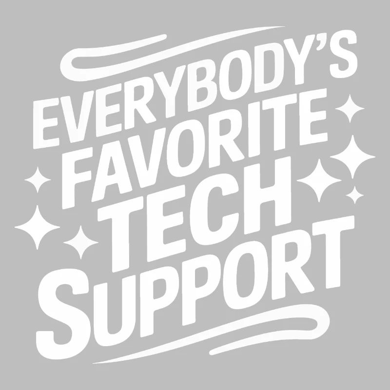 Technischer Support Computerfreak Nerd