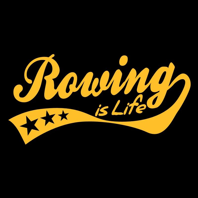 rowing is life - retro