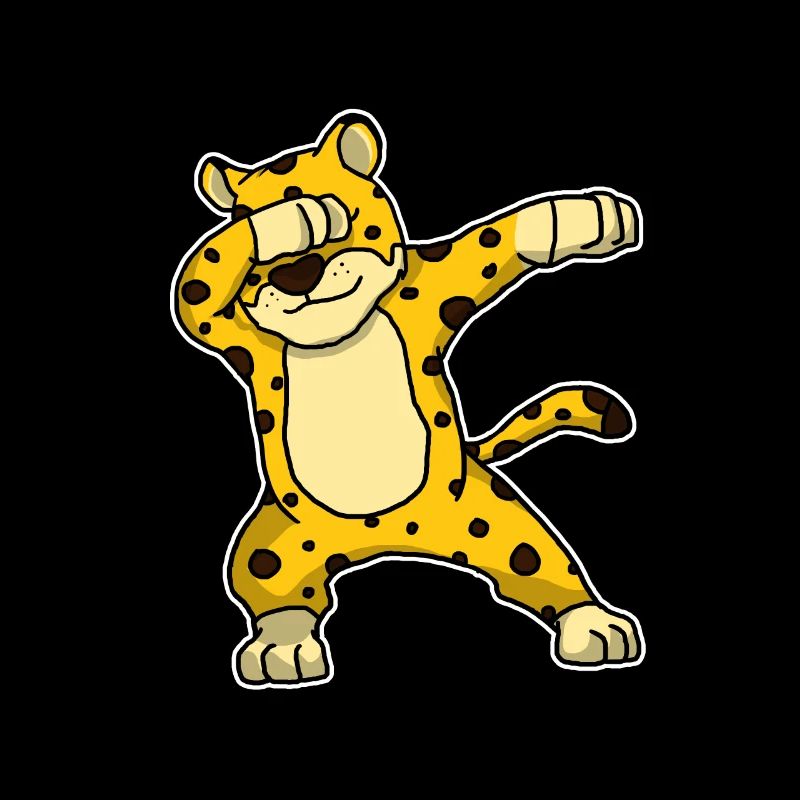 Cadeau de dabbing guépard