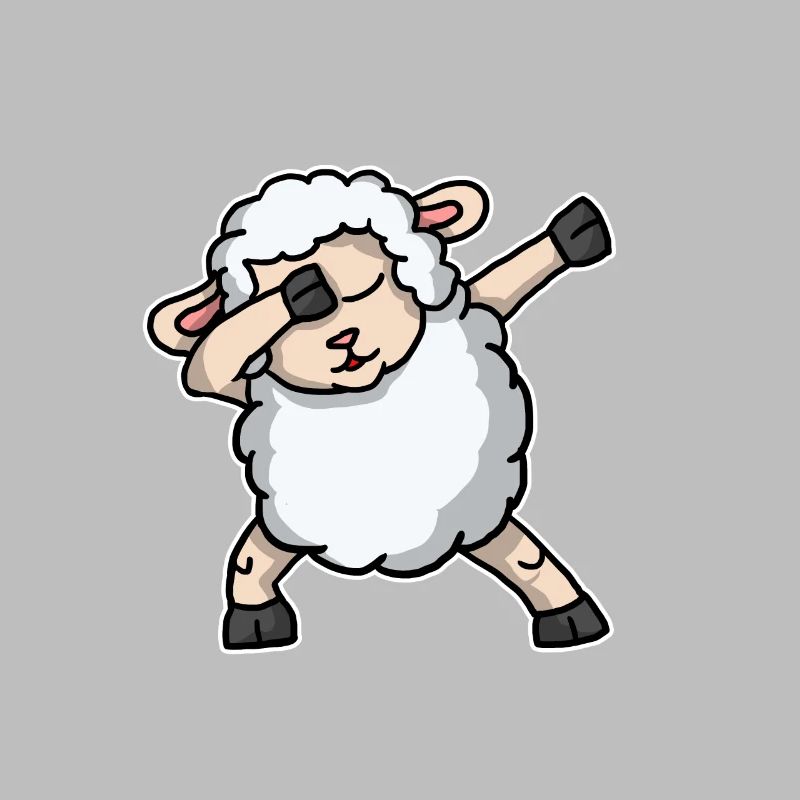 Funny Dabbing Sheep Dab Dance Lamb Lover Gift