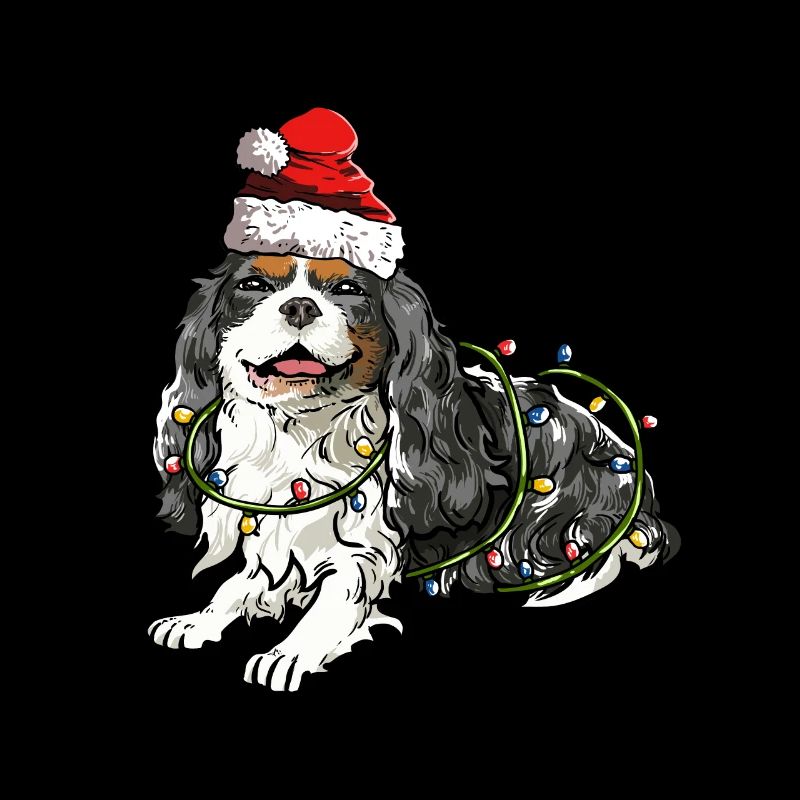 Cavalier King Charles Spaniel Cadeau de Noël