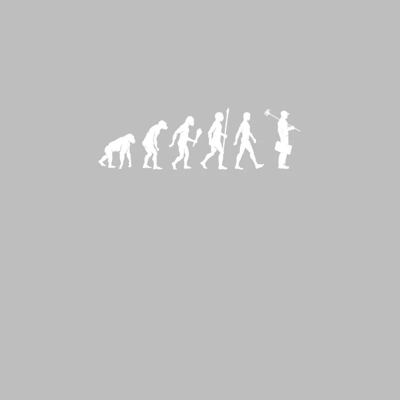 Lustige Schornsteinfeger Evolution Geschenkidee
