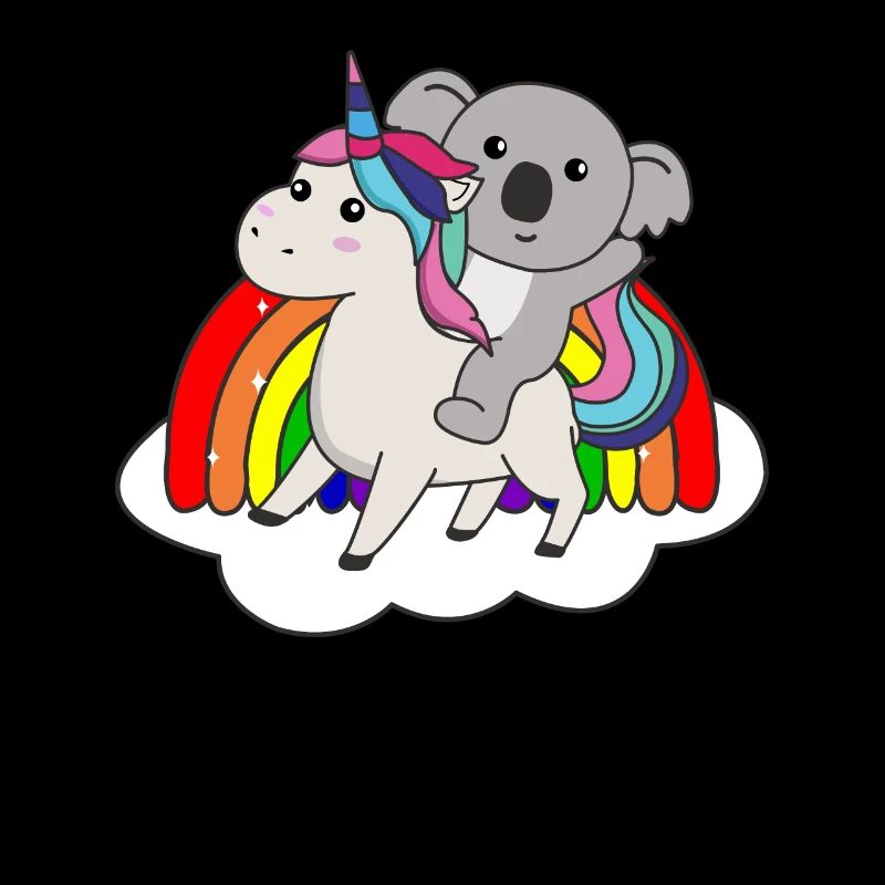 Koala Unicorn Rainbow Animals Koalas Unicorns