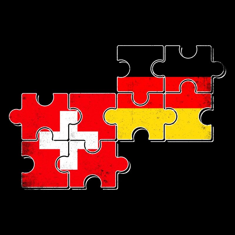 Schweiz Deutschland Flagge Schweizer Deutscher