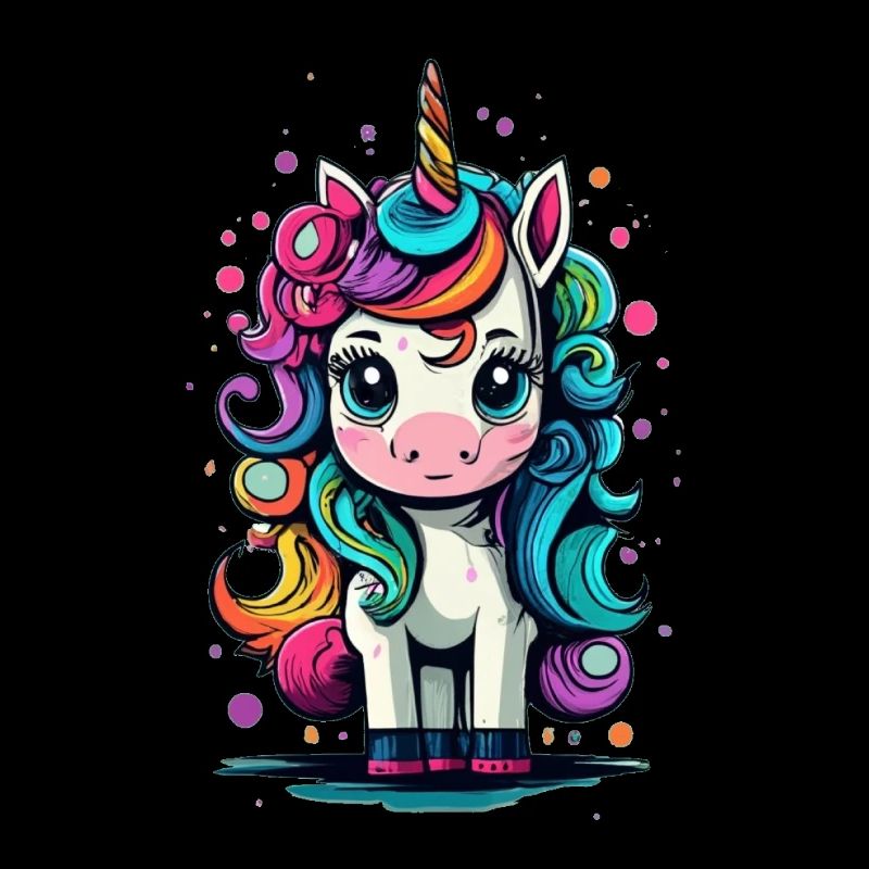 Fett süßes Einhorn