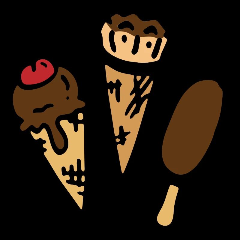 Glace / glace / chocolat