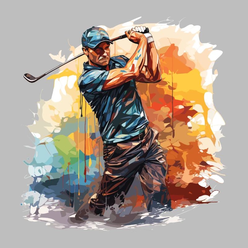 Golf Player - Illustration