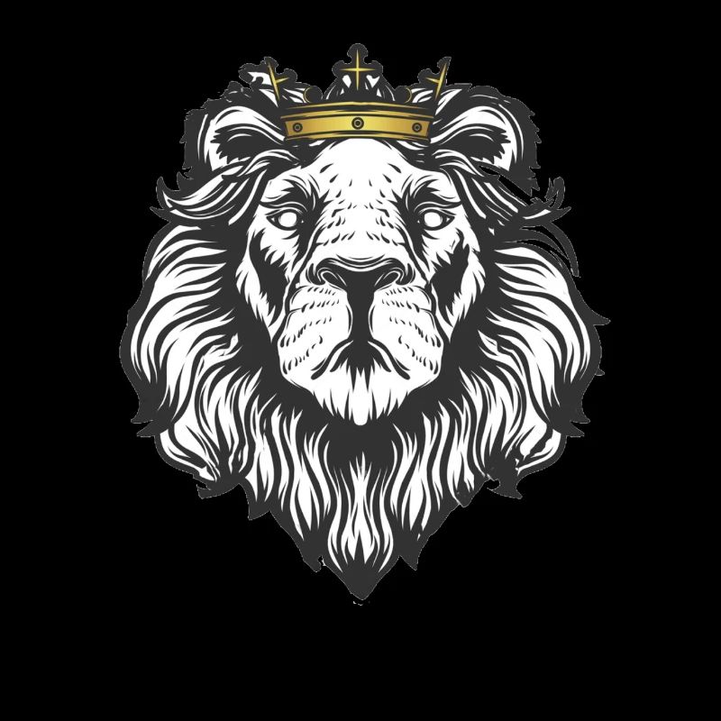 Lion with crown