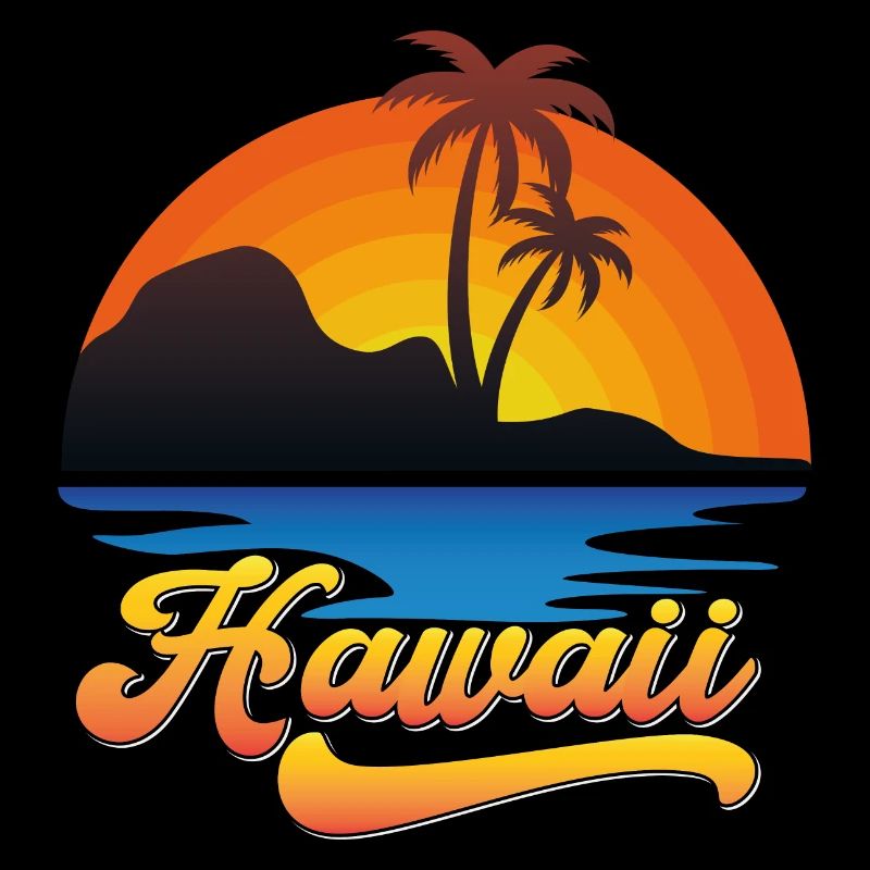 Conception de la plage d’Hawaï