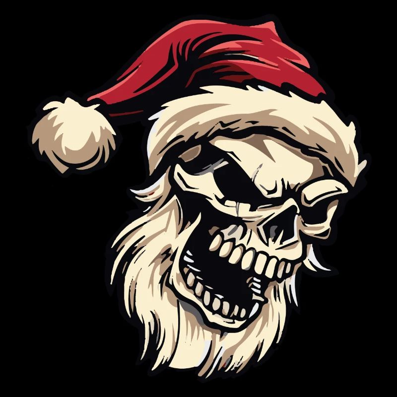 Crâne de Père Noël