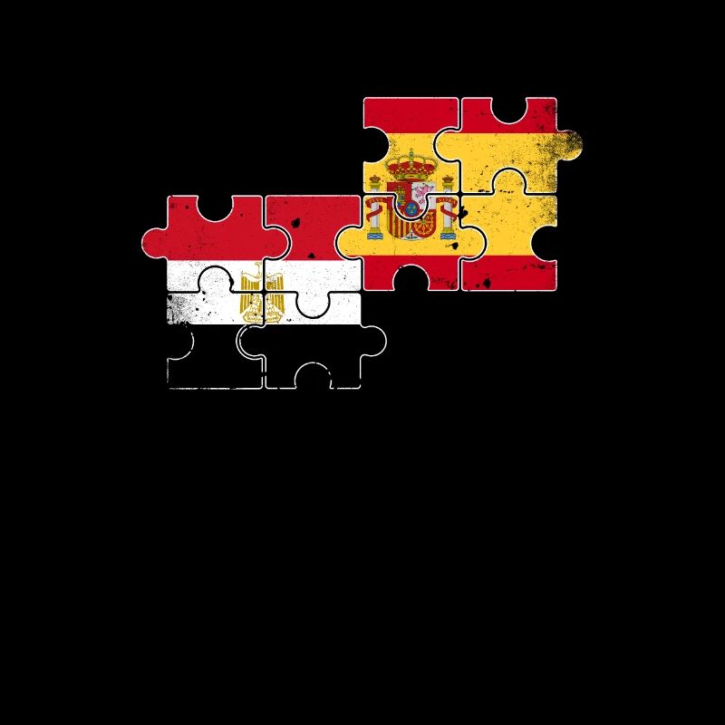 Ägypten Spanien Flagge Spanisch Ägypter
