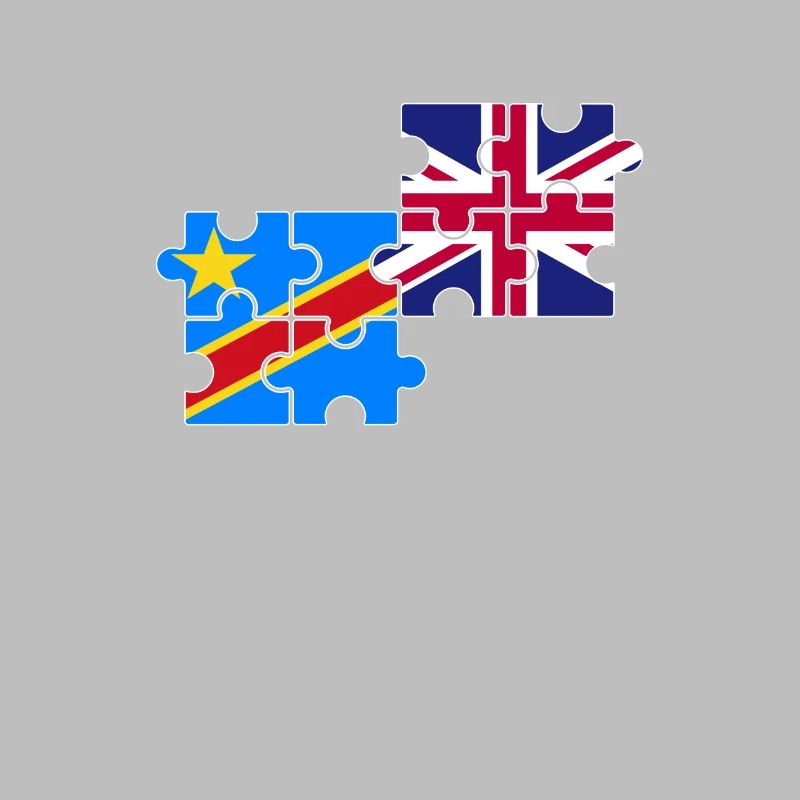 DR Congo UK Flag British Congolese