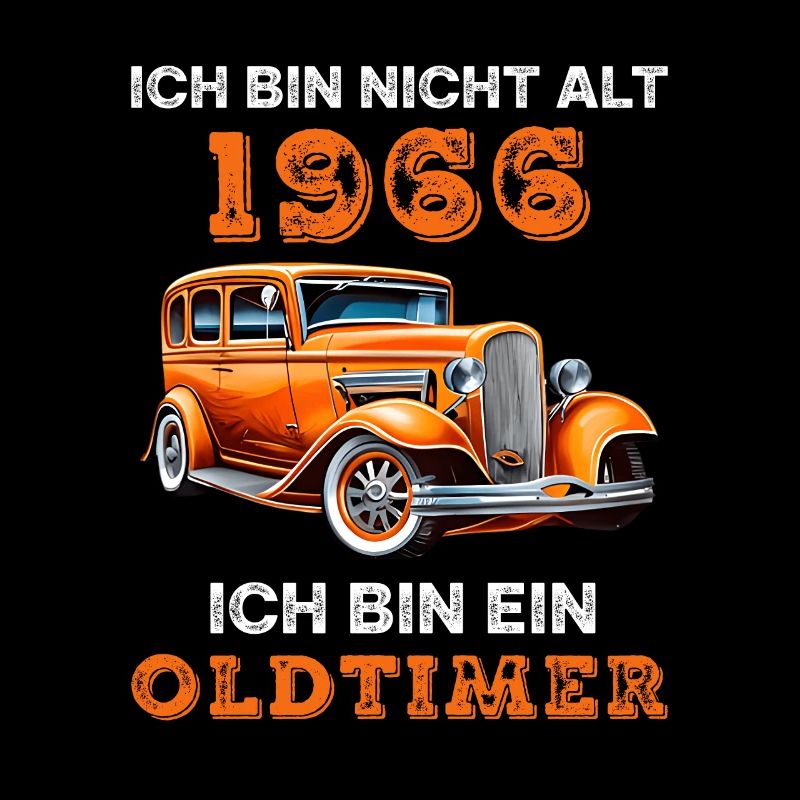 1966 Oldtimer Auto Vintage Retro Geburtstag Spruch