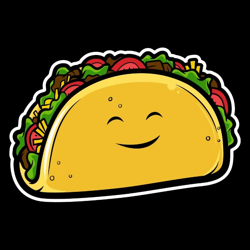 Taco de dessin animé