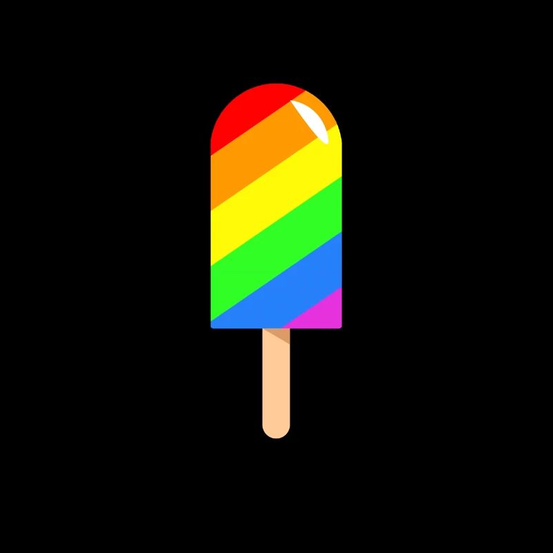 Ice cream Popsicle - Regenbogen LGBT CSD