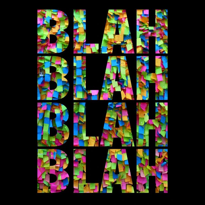 BLAH blah Blah Confetti