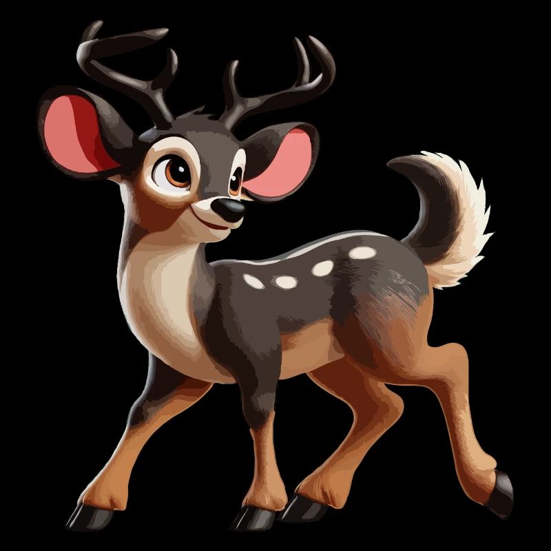 Rothirsch Cervus elaphus juvenil