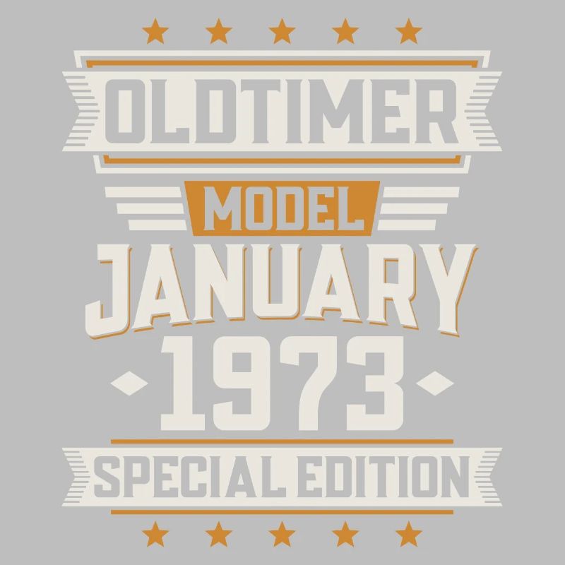 Janvier né 1973 Année de construction Anniversaire oldtimer