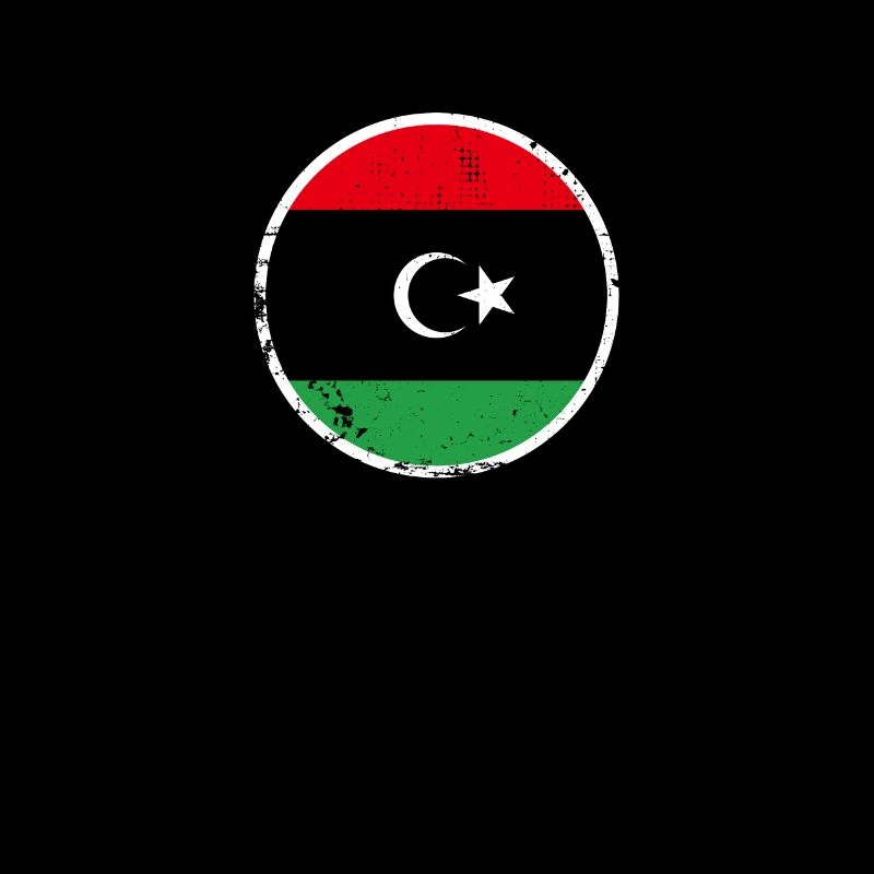 Libya Vintage Libyan Flag Libyan