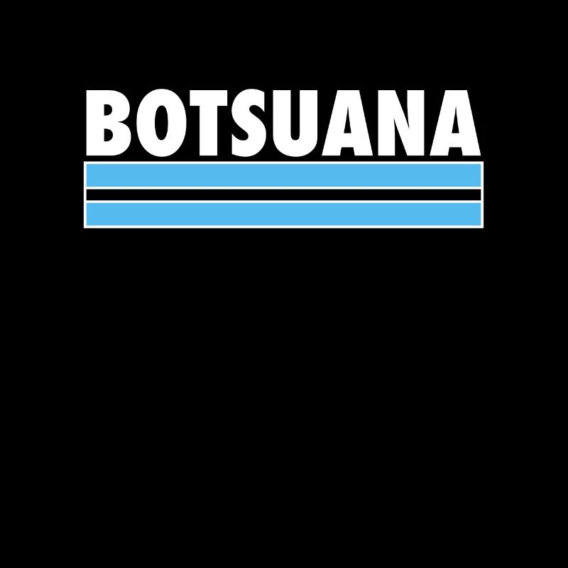 Botsuana Botswana Botsuanische Flagge