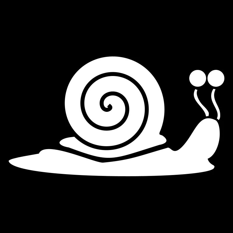 Escargot avec coquille d’escargot