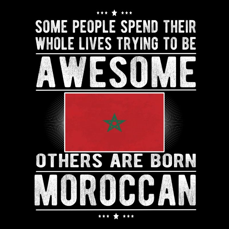 Moroccan Morocco Flag Moroccan origin