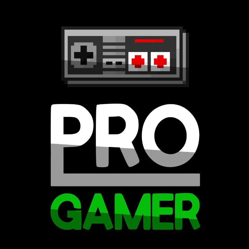 PRO GAMER (Grün) + NES Controller - Gaming