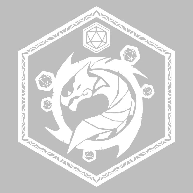 Polyertral dragon head dices
