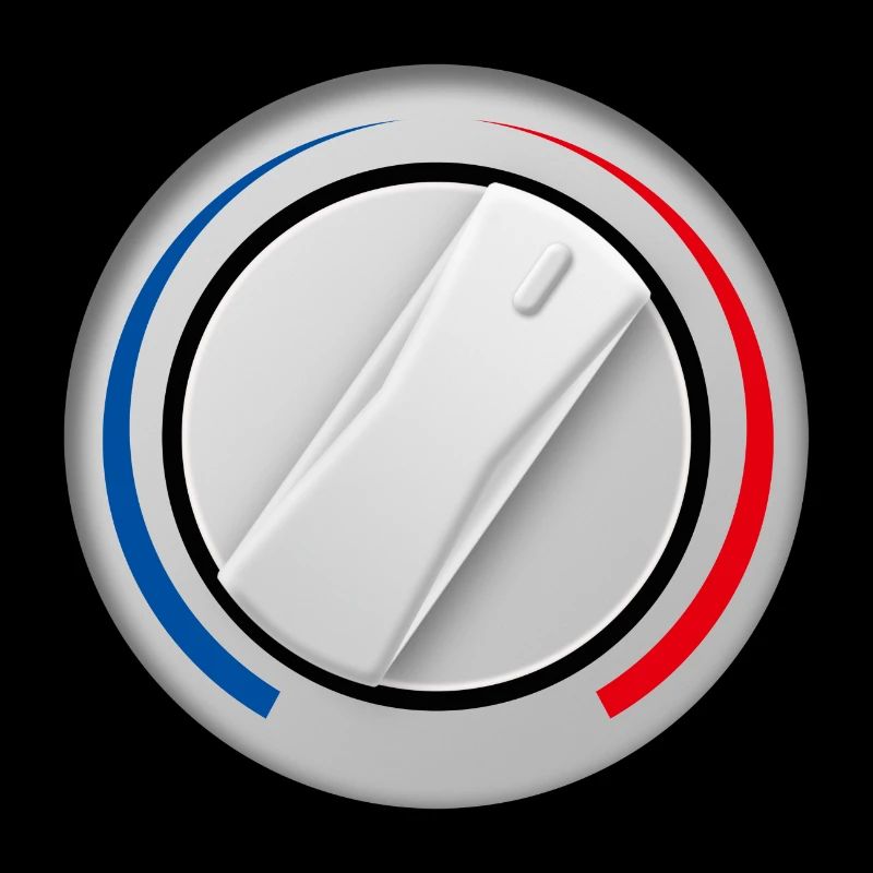 Rotary knob for operating a washing machine.