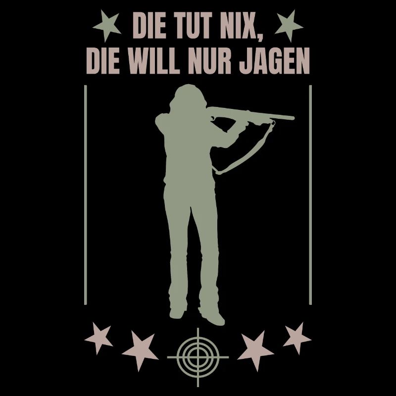 Jägerin auf der Jagd Jagdverein
