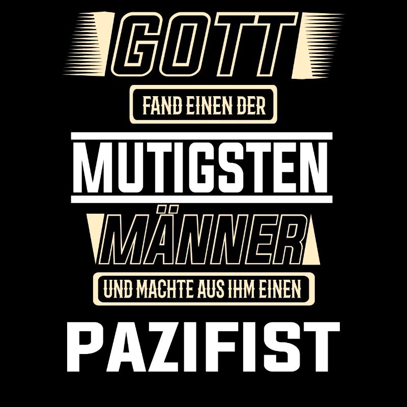 Pazifist, einer der mutigsten Männer der Welt