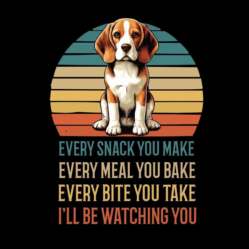 Chaque collation que vous préparez Beagle Beagle Propriétaire Chien