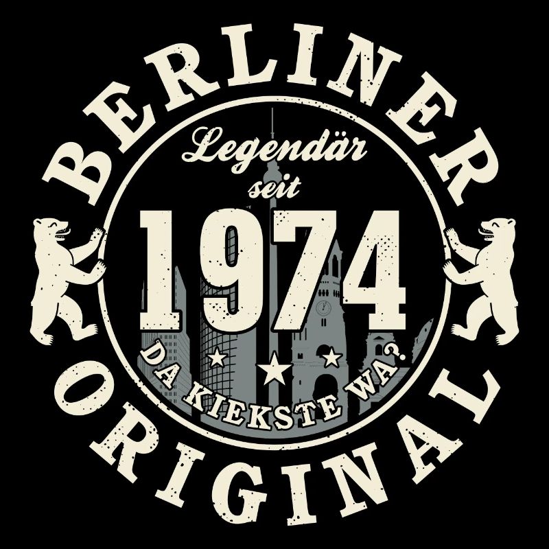 50. Geburtstag 2024 Berliner Original Geschenk