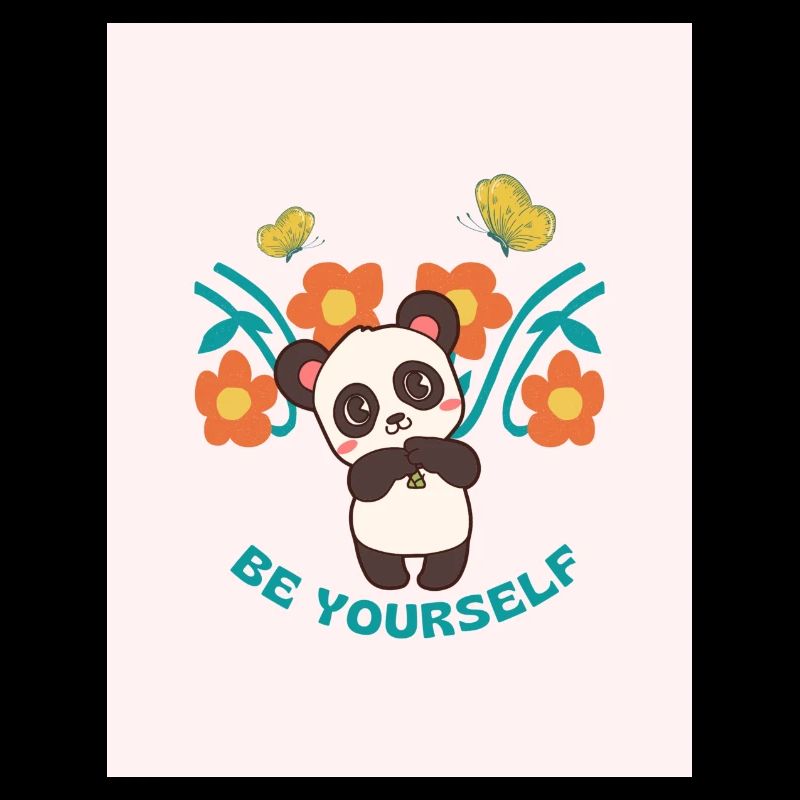 Be yourself (Cute Panda Design) Gift