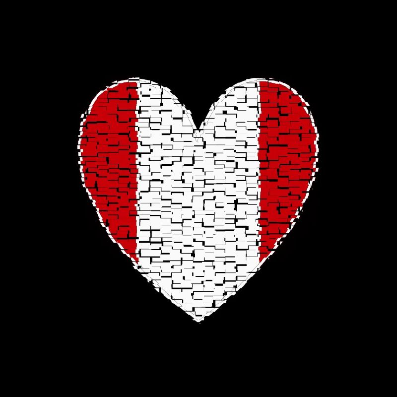 Conception d’art coeur du Pérou