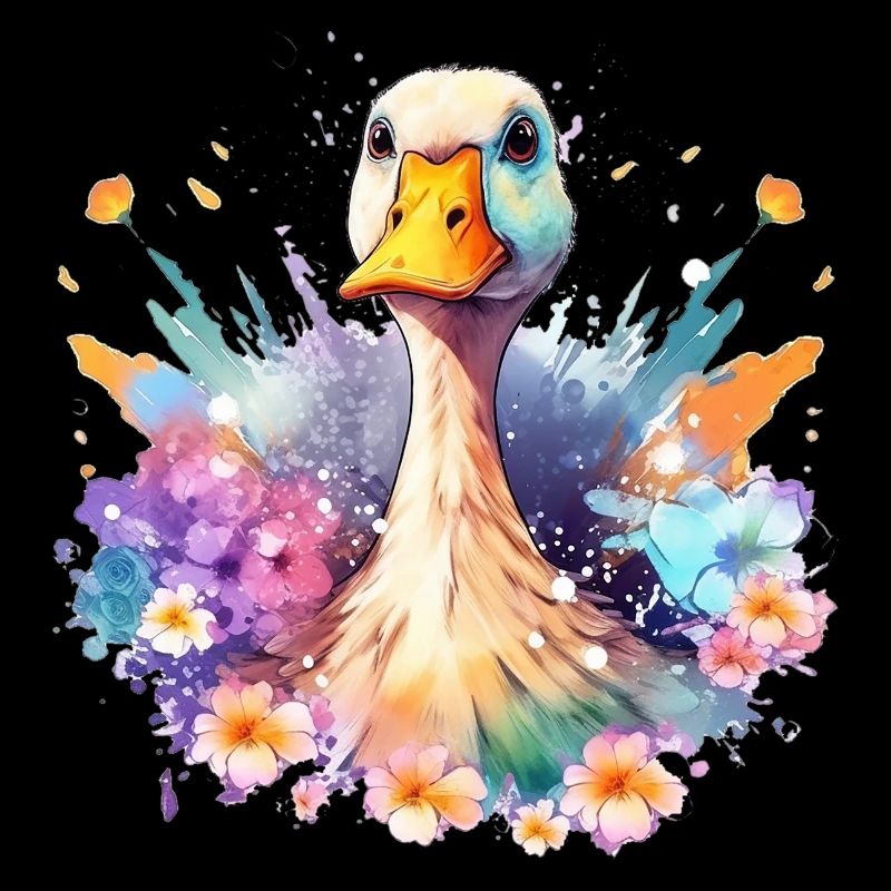 Blumige Gans