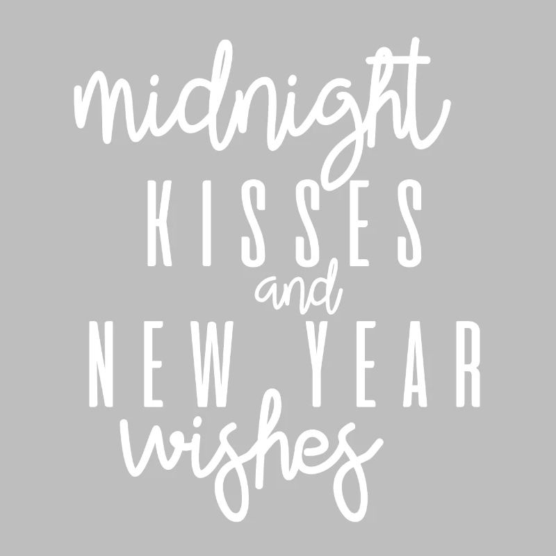 Mitternachtsküsse Und Neujahrswünsche