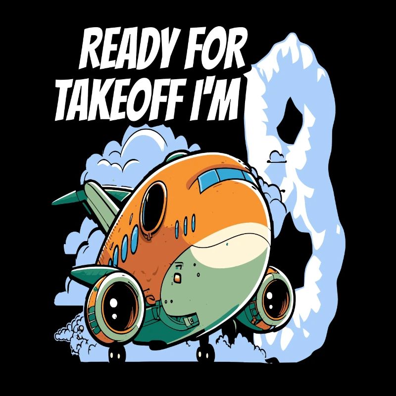Ready for Takeoff I'm 8 - 8nd Birthday Boy
