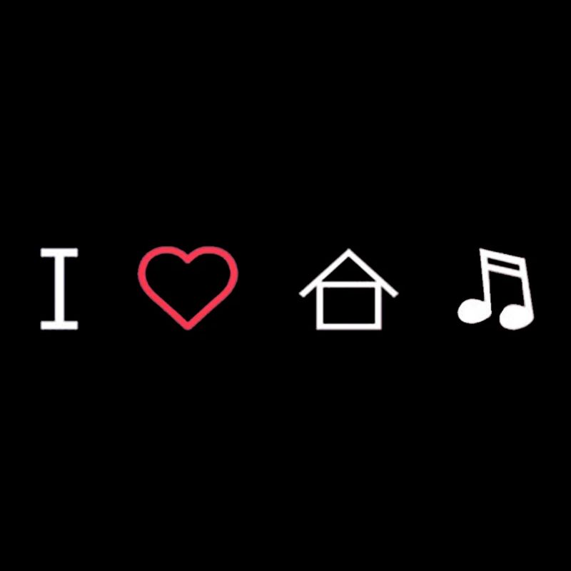 Ich liebe House Musik Geschenk Idee
