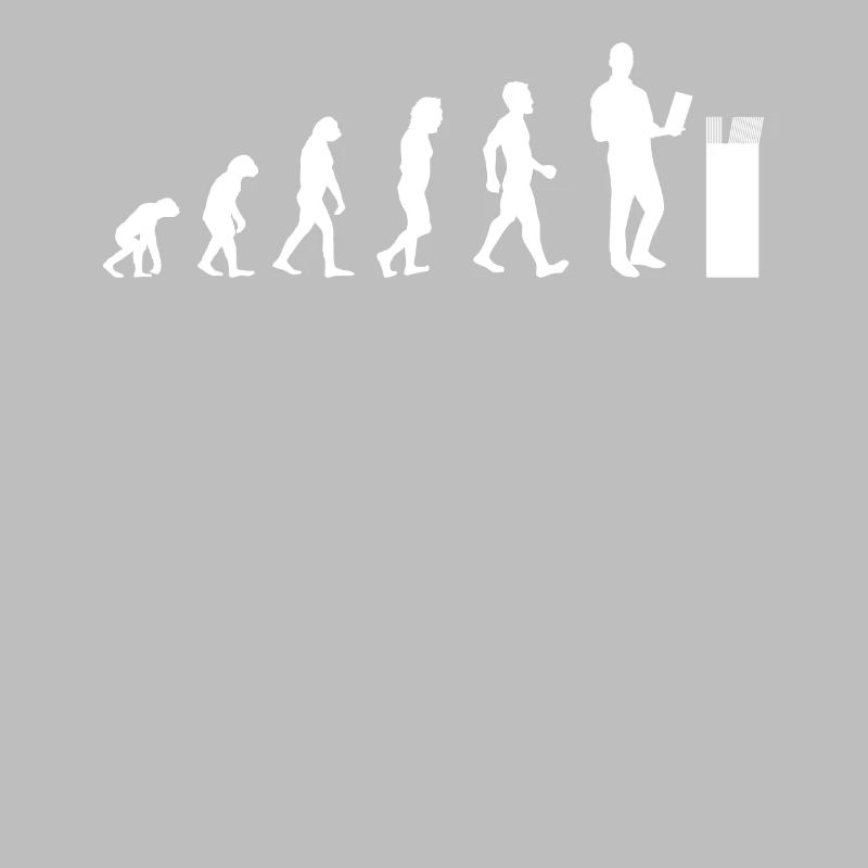 Evolution Bücherwurm Bibliothek