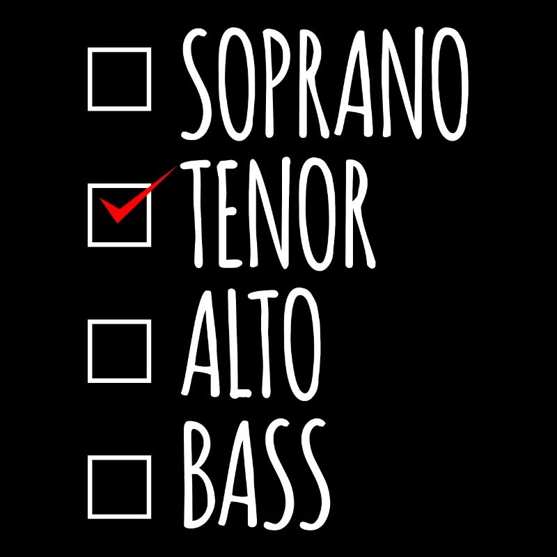 Voix de choeur de basse soprano ténor alto
