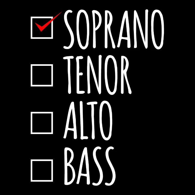 Voix de choeur de basse soprano ténor alto